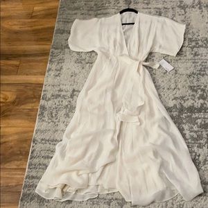 Reformation Winslow Dress Ivory Size Small